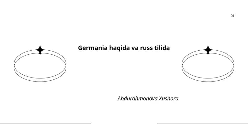 Germania haqida va russ tilida