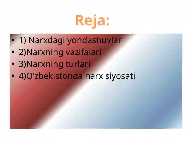 O’zbekiston narxsiyosati
