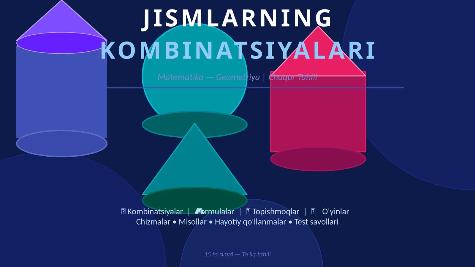 JISMLARNING KOMBINATSIYALARI