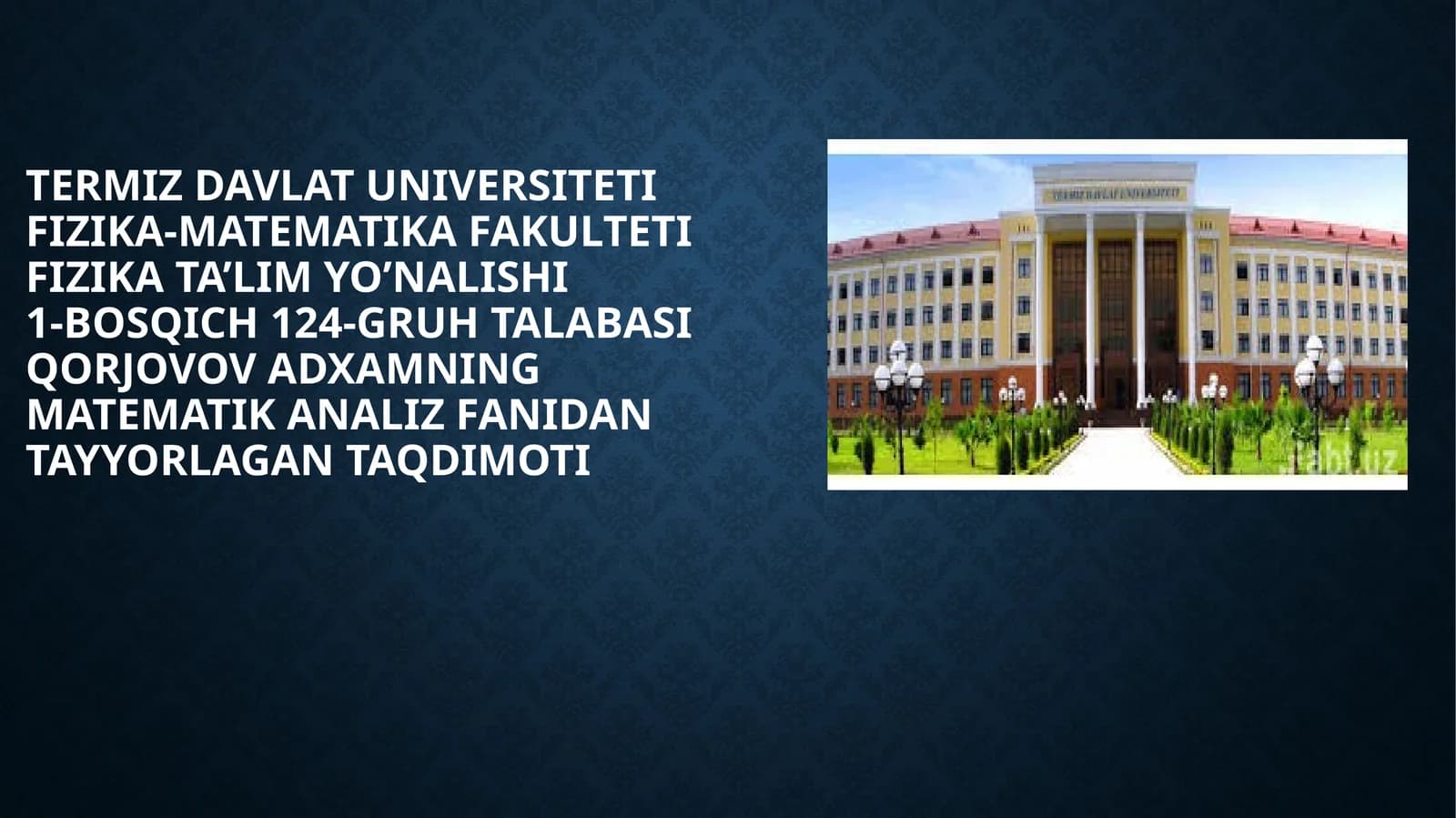 Funksiyalar va ikki ta’lim