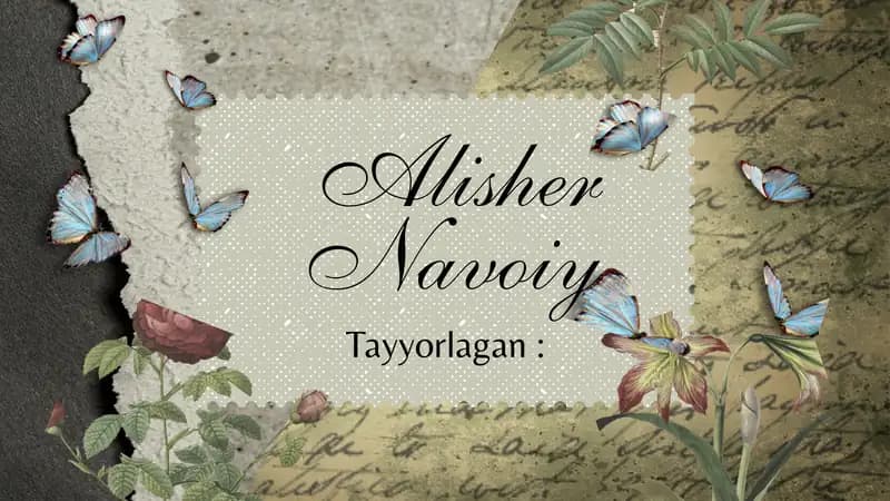 Alisher Navoiyining Xamsa asari haqsida umumiy maʼlumot.