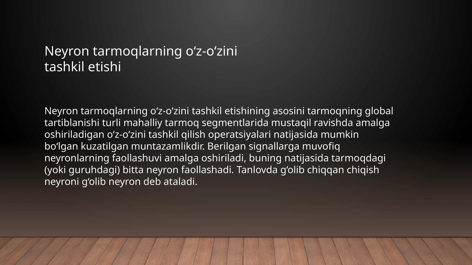Koxonet neyron tarmog'i