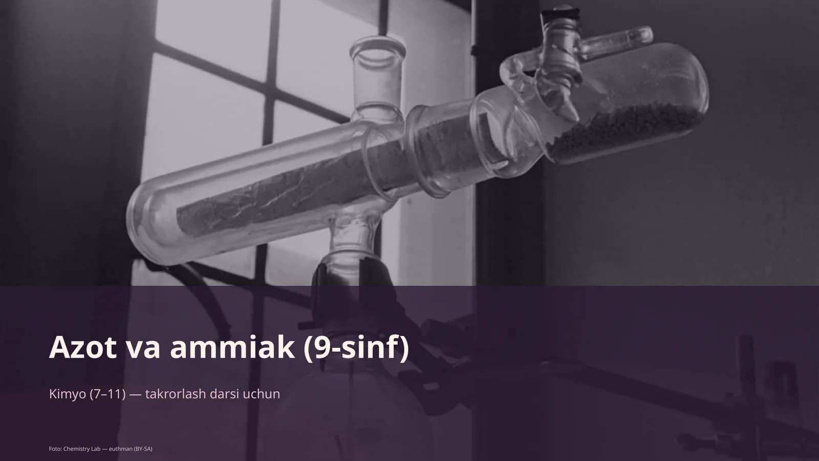 Azot va ammiak (9-sinf)