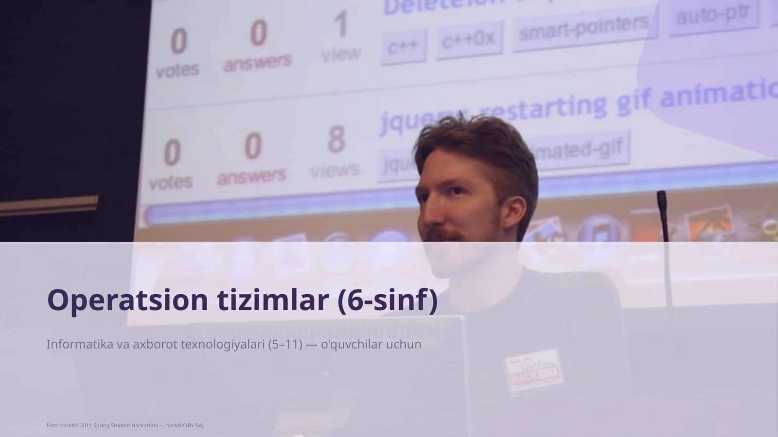 Operatsion tizimlar (6-sinf)