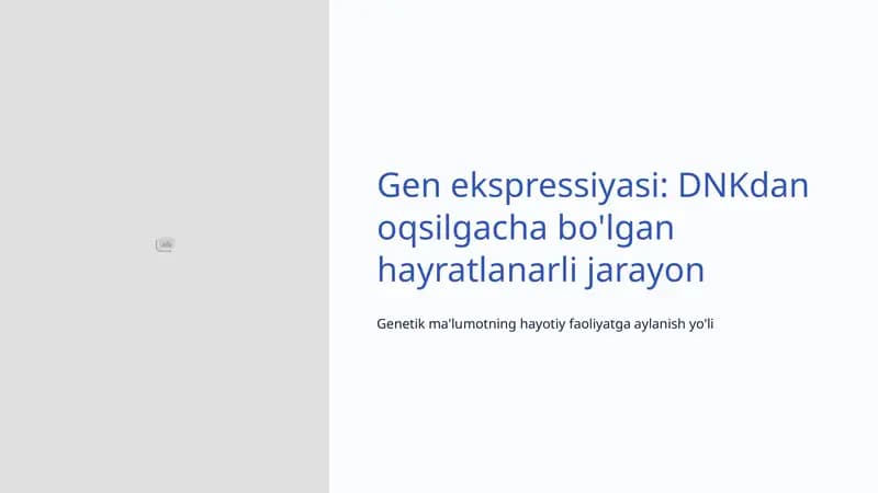 Gen ekspressiyasi