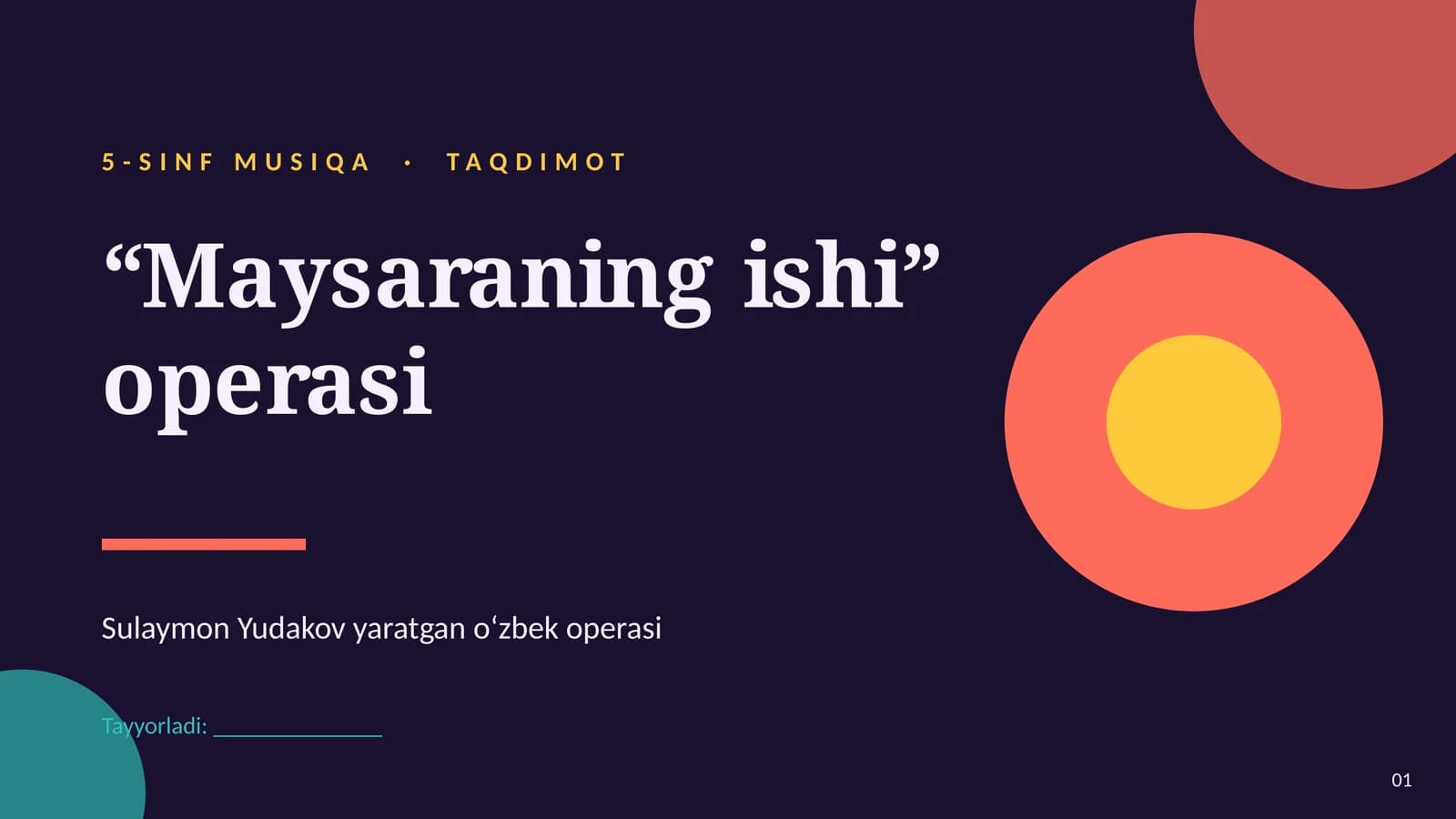 Maysaraning ishi operasi