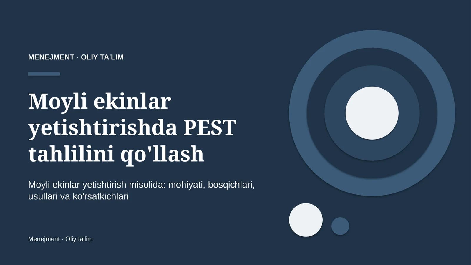 moyli ekinlar yetishtirishda pest tahlilini qo'llash 4489