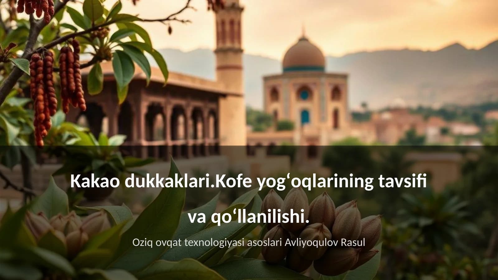 Kakao dukkaklari