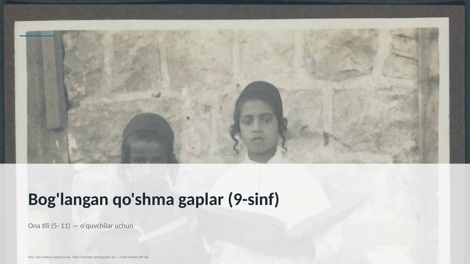 Bog'langan qo'shma gaplar (9-sinf)