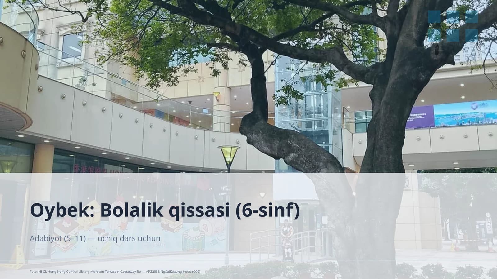 Oybek: Bolalik qissasi (6-sinf)
