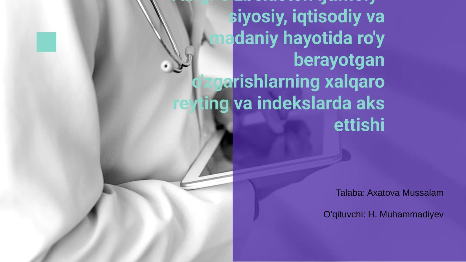 Yangi O‘zbekiston: Islohotlar Davri