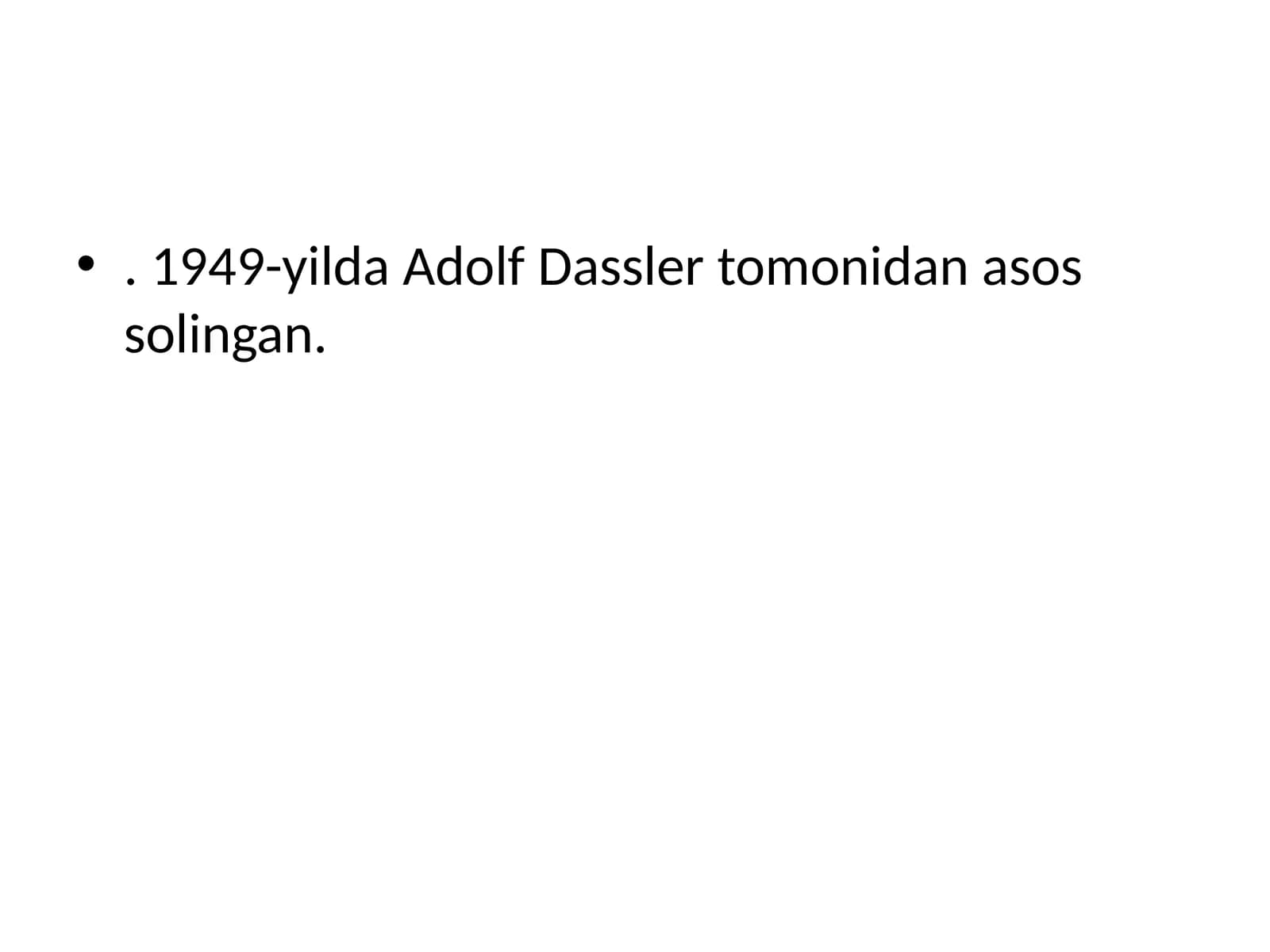 Adidasning Tarixi