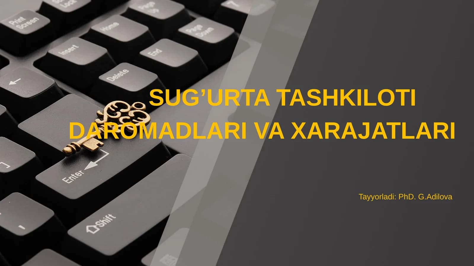 Sug’urta tashkiloti daromadlari va xarajatlari