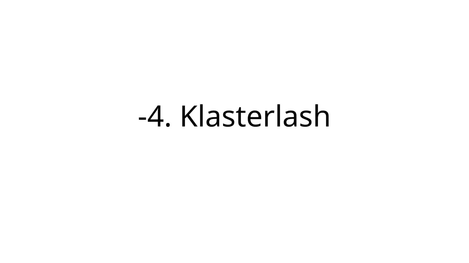 Klasterlash