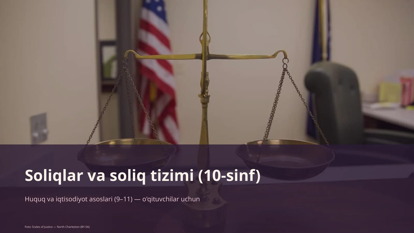 Soliqlar va soliq tizimi (10-sinf)