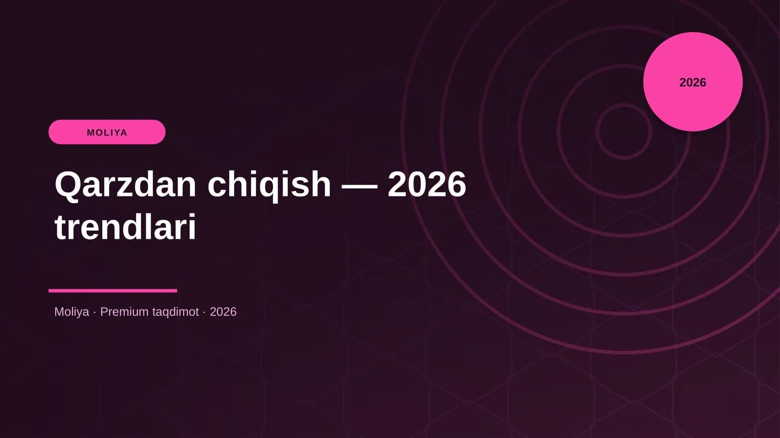 Qarzdan chiqish — 2026 trendlari