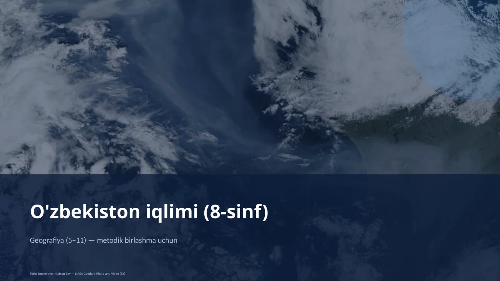 O'zbekiston iqlimi (8-sinf)