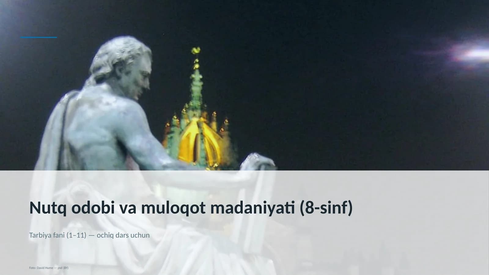 Nutq odobi va muloqot madaniyati (8-sinf)