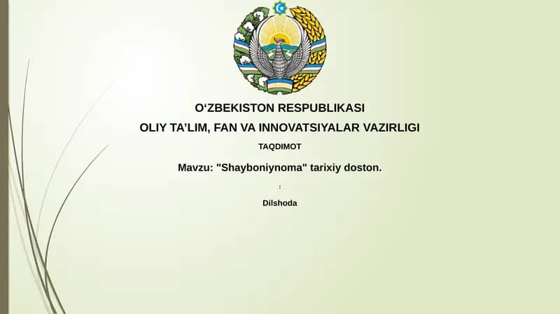 Shayboniynoma