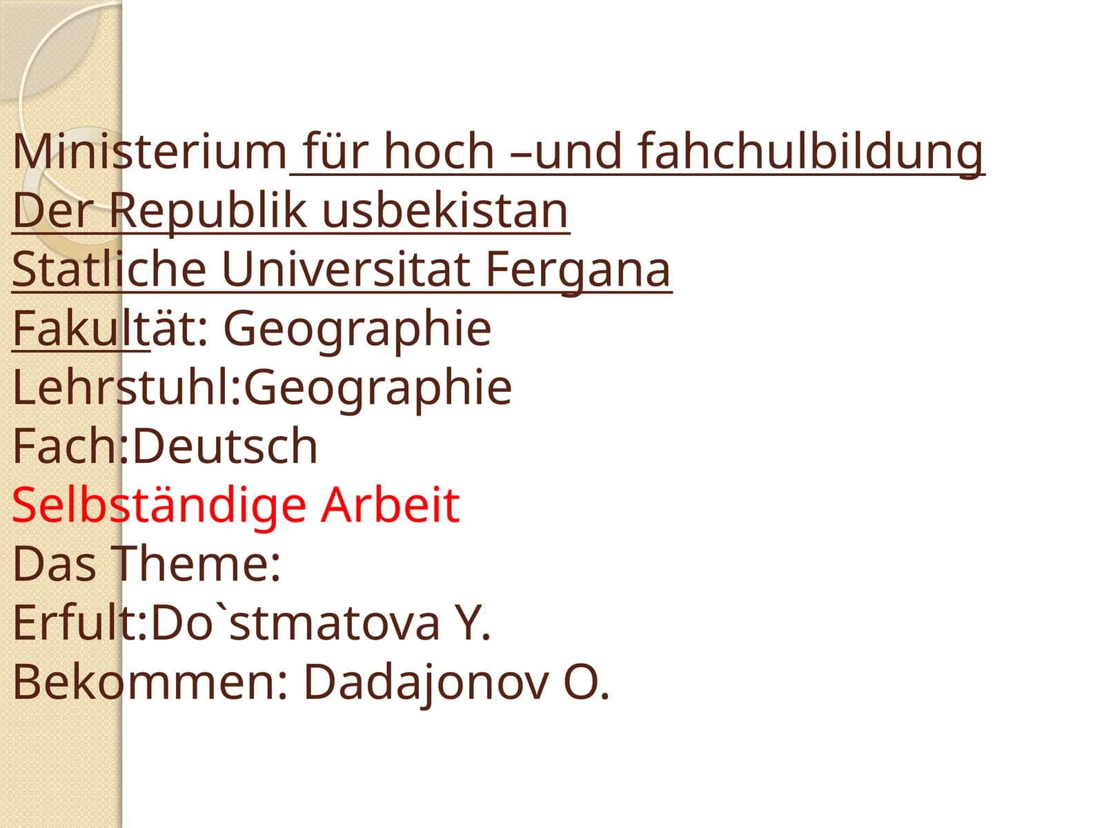 Der Berg