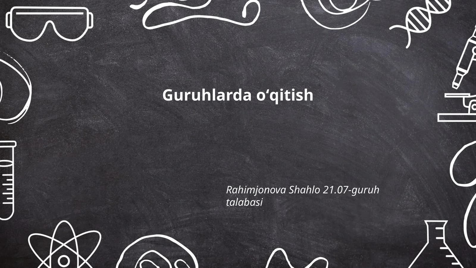 Guruhlarda oʻqitish