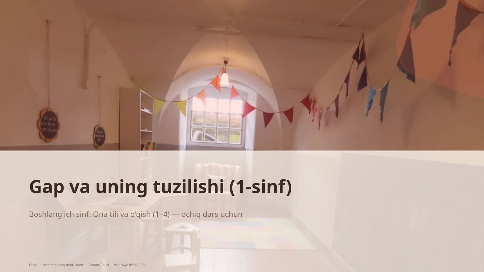 Gap va uning tuzilishi (1-sinf)