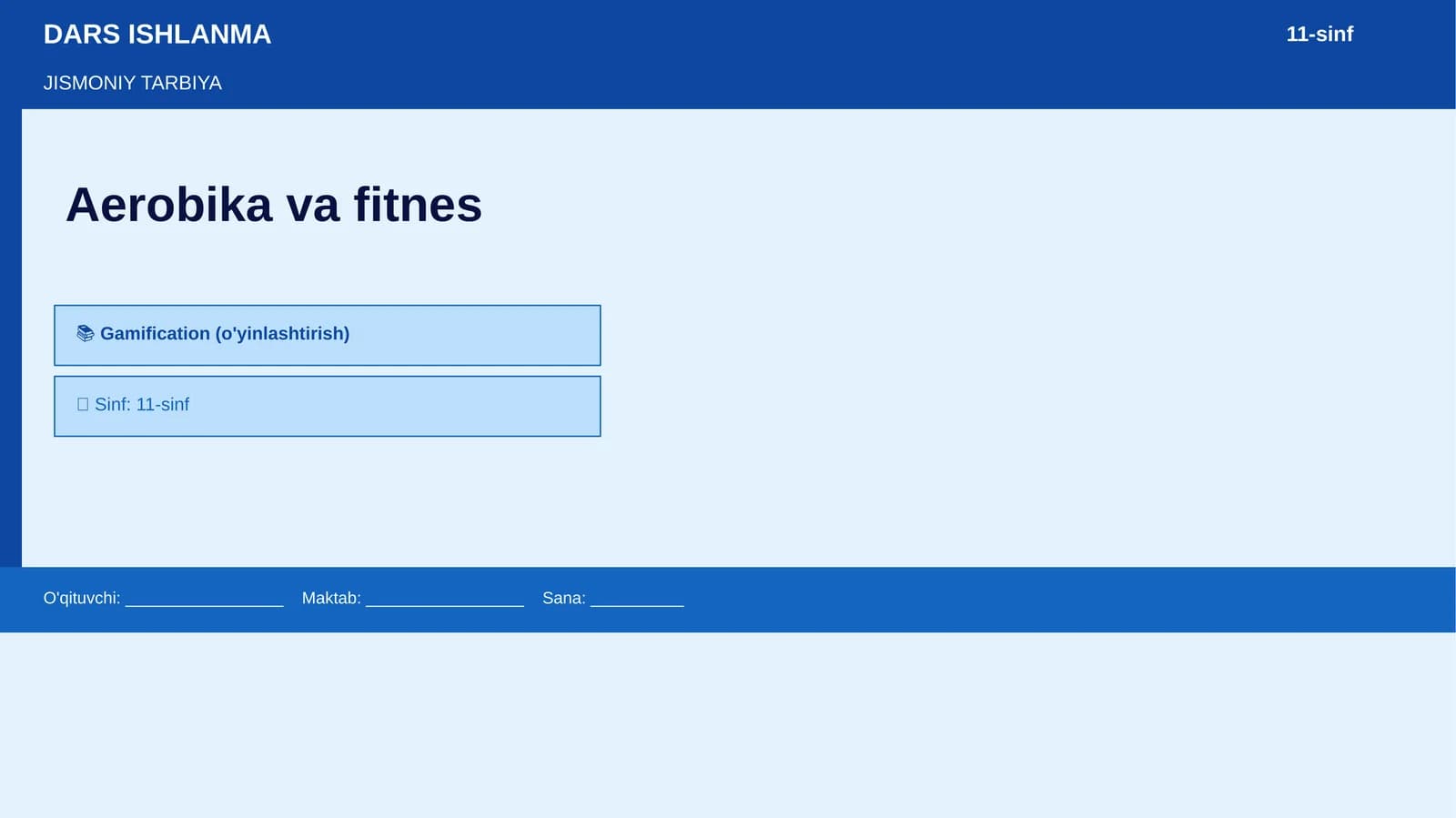 Aerobika va fitnes