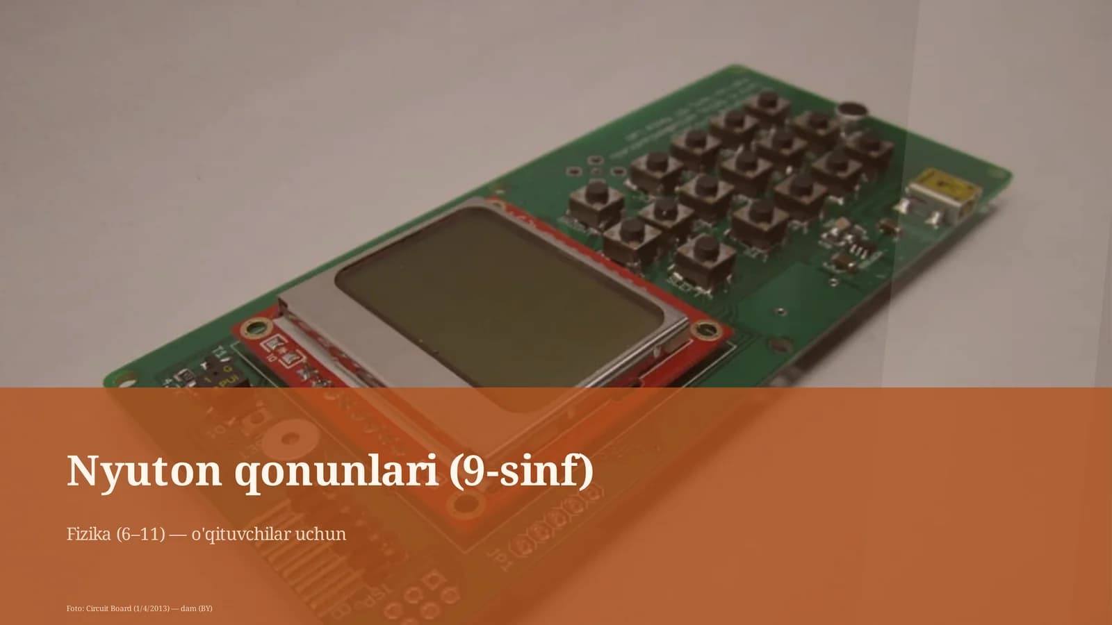 Nyuton qonunlari (9-sinf)