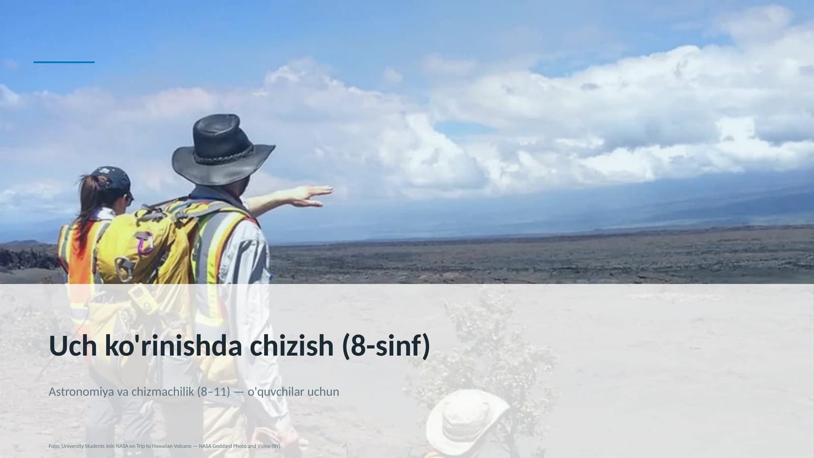 Uch ko'rinishda chizish (8-sinf)
