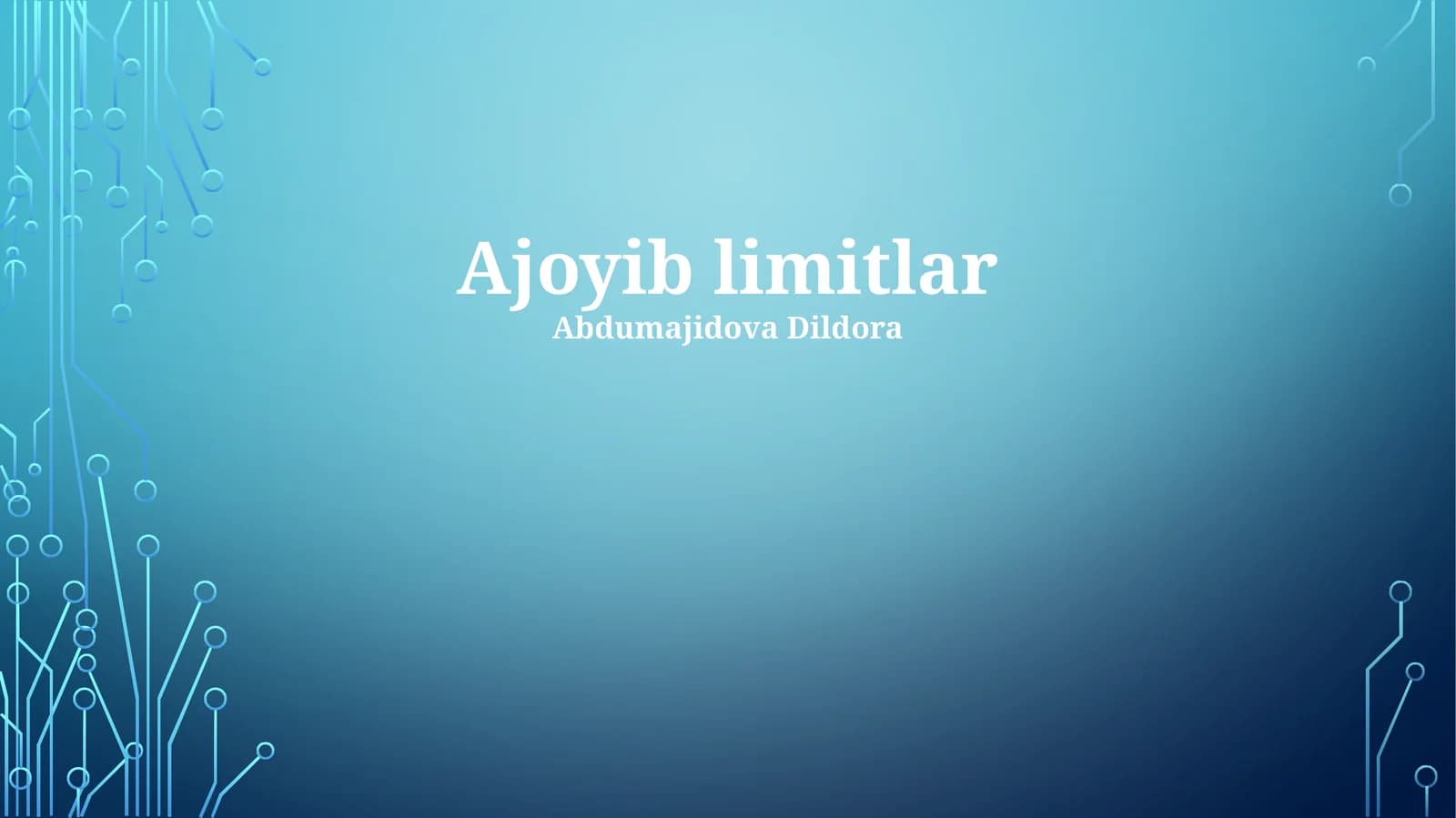 Ajoyib limitlar