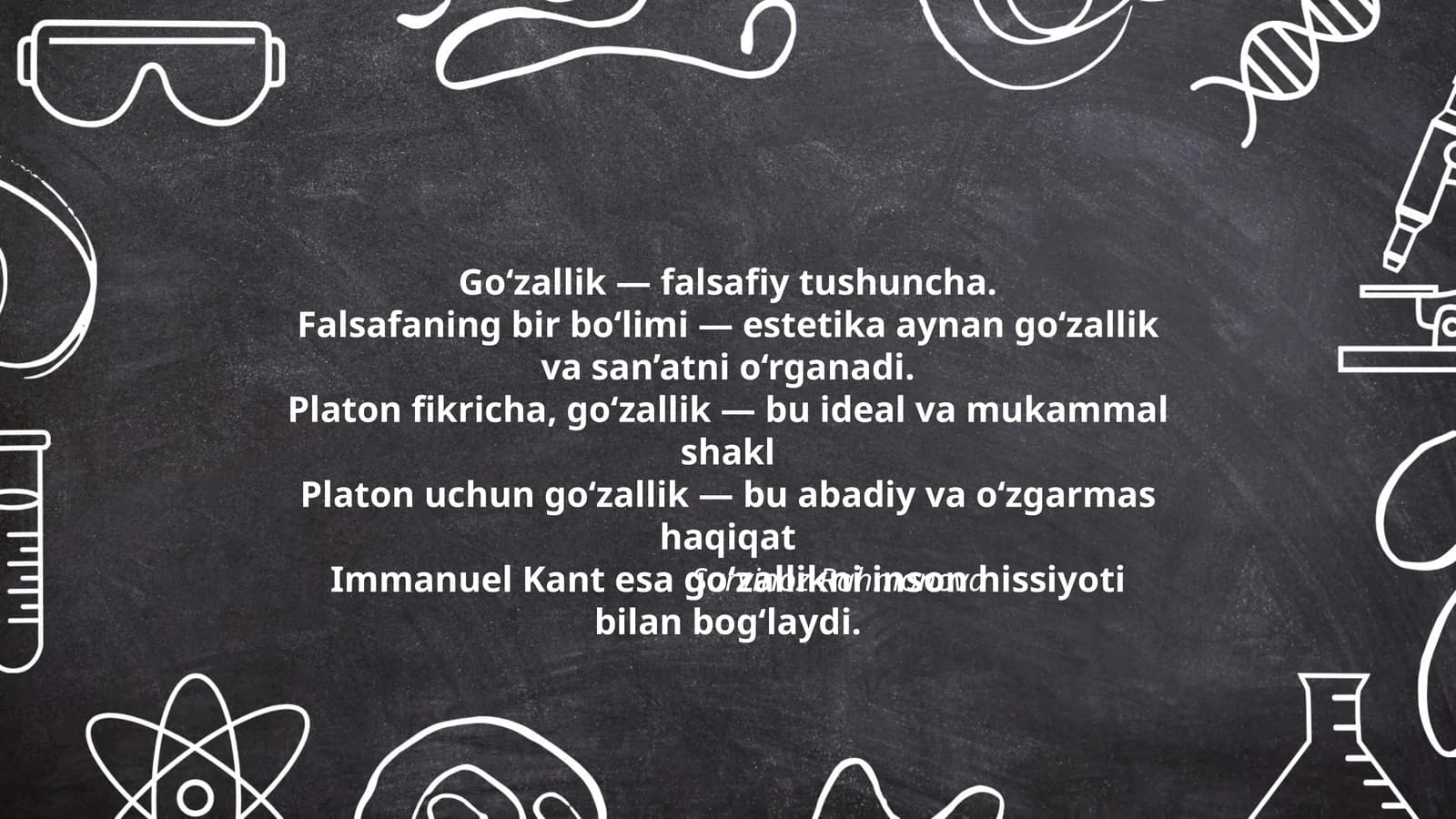 Go‘zallik — falsafiy tushuncha