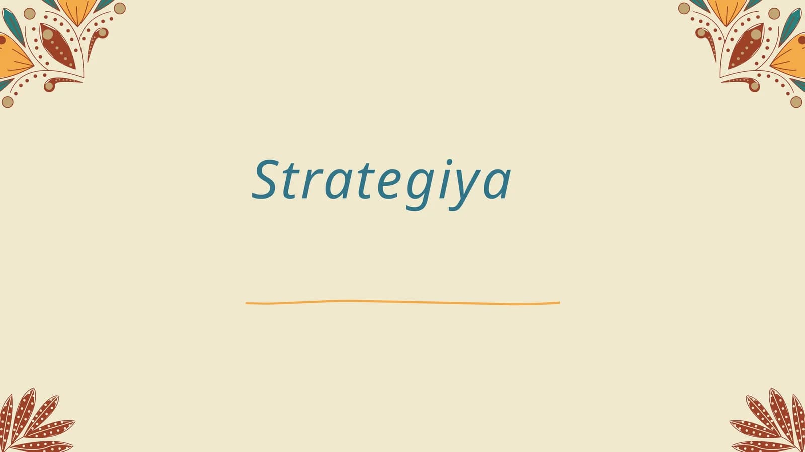 Strategiya