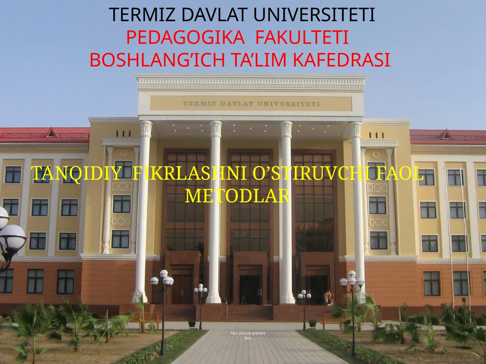 Tanqidiy fikrlashni o'stiruvchi faol metodlar