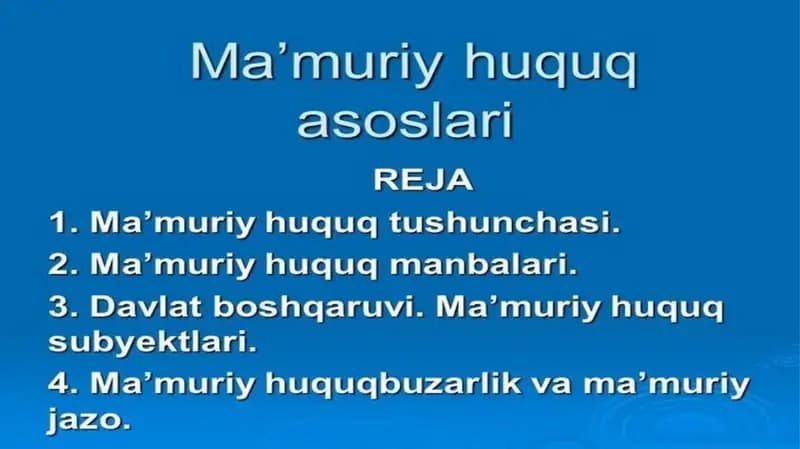 Mamuriy Huquq