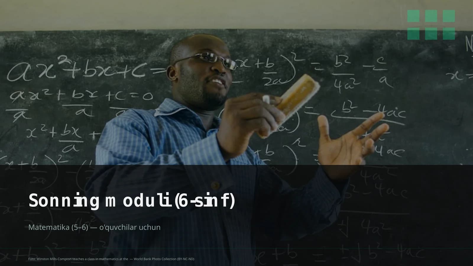 Sonning moduli (6-sinf)