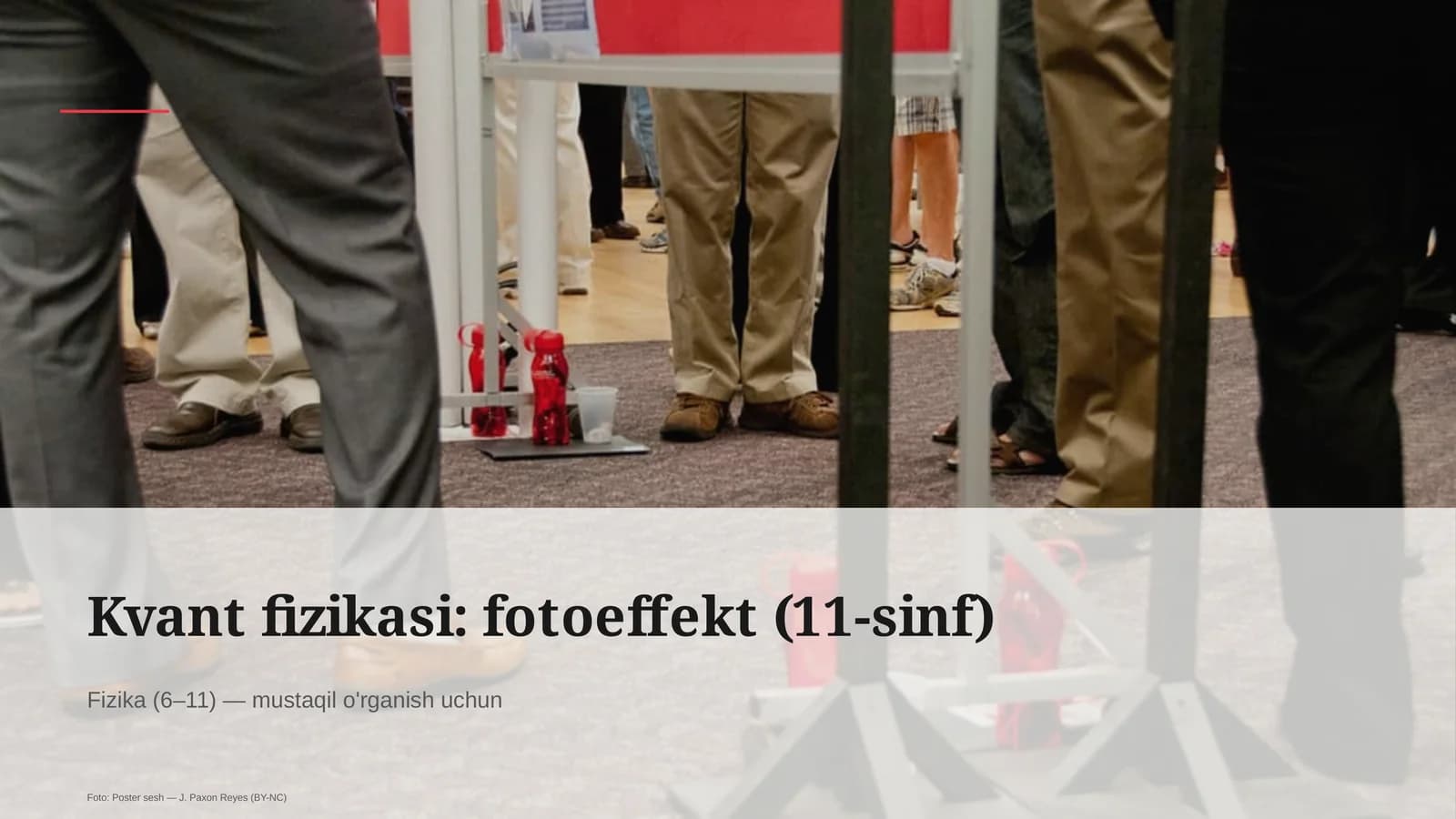 Kvant fizikasi: fotoeffekt (11-sinf)
