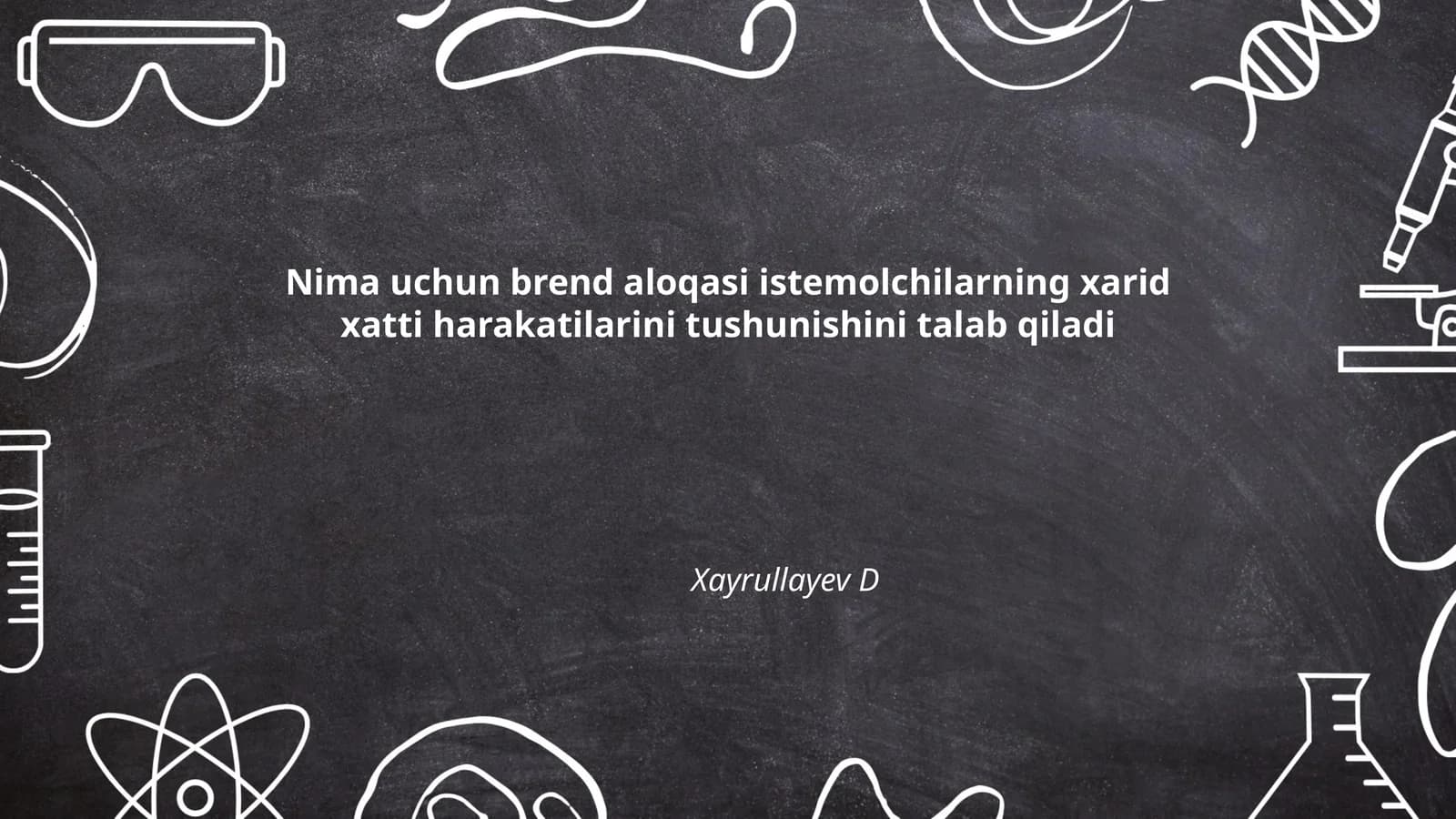 Xarid xatti harakatlarini tushunish