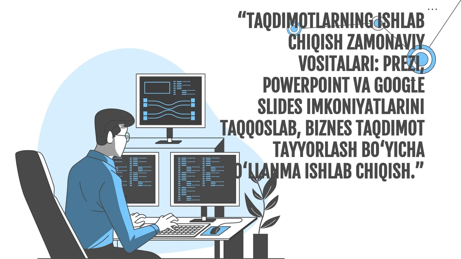 Taqdimotlarning ishlab chiqish zamonaviy vositalari