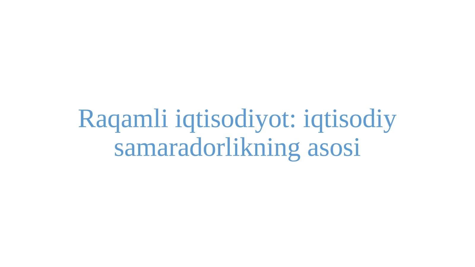 Raqamliiqtisodiyot