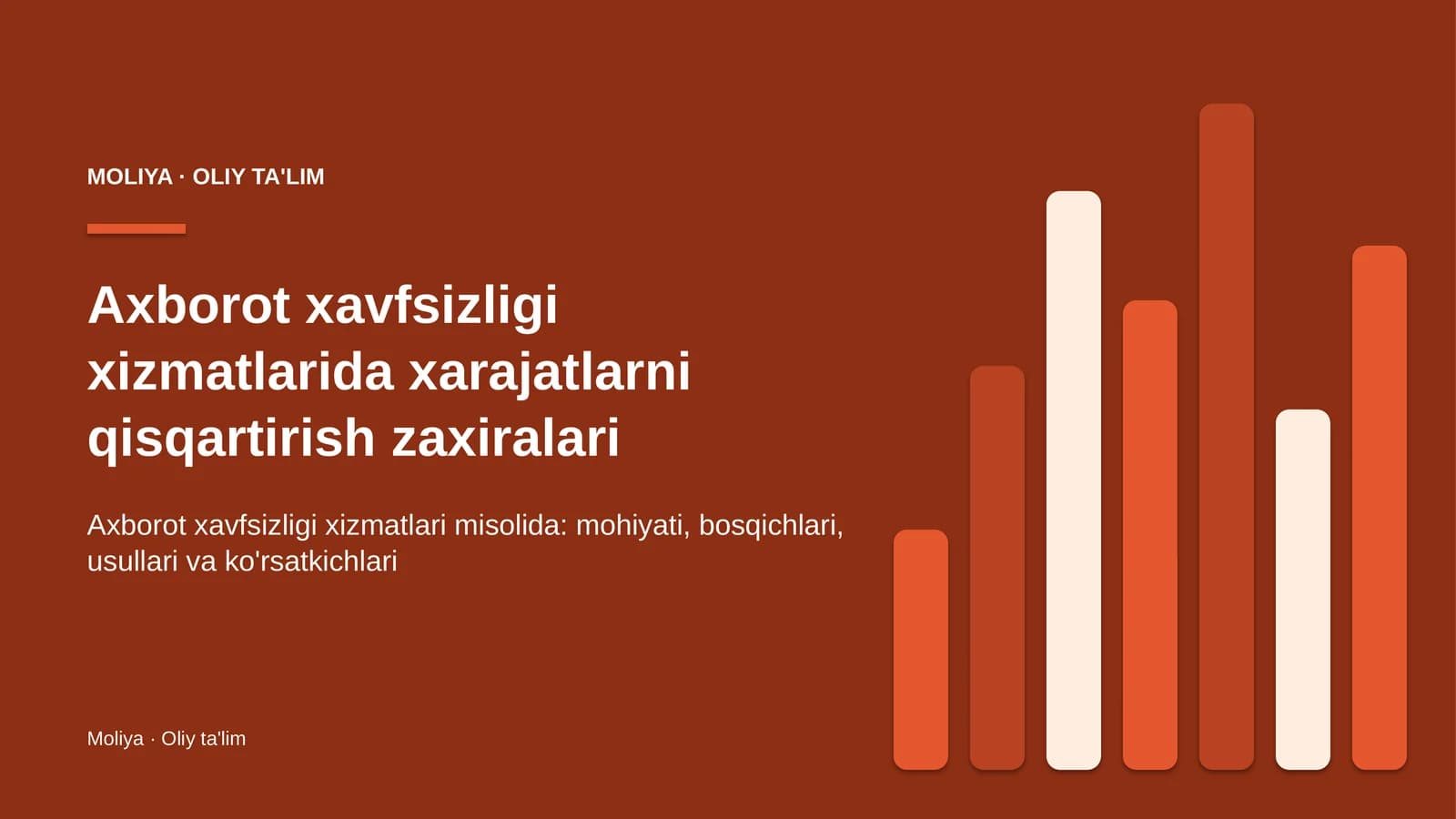 Xarajatlarni qisqartirish zaxiralari: mohiyati