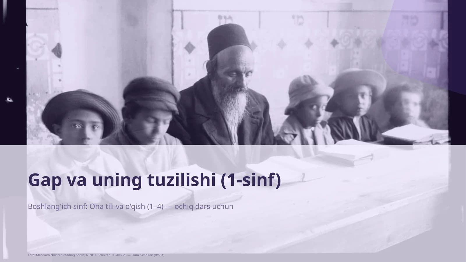 Gap va uning tuzilishi (1-sinf)