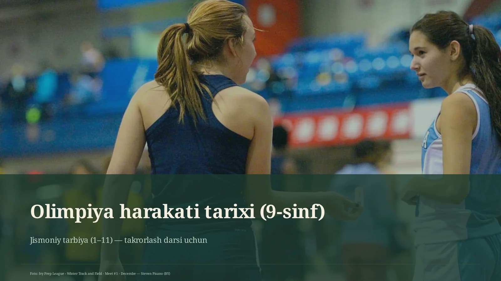 Olimpiya harakati tarixi (9-sinf)