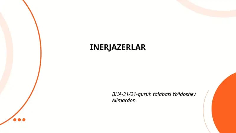 Inerjazerlar