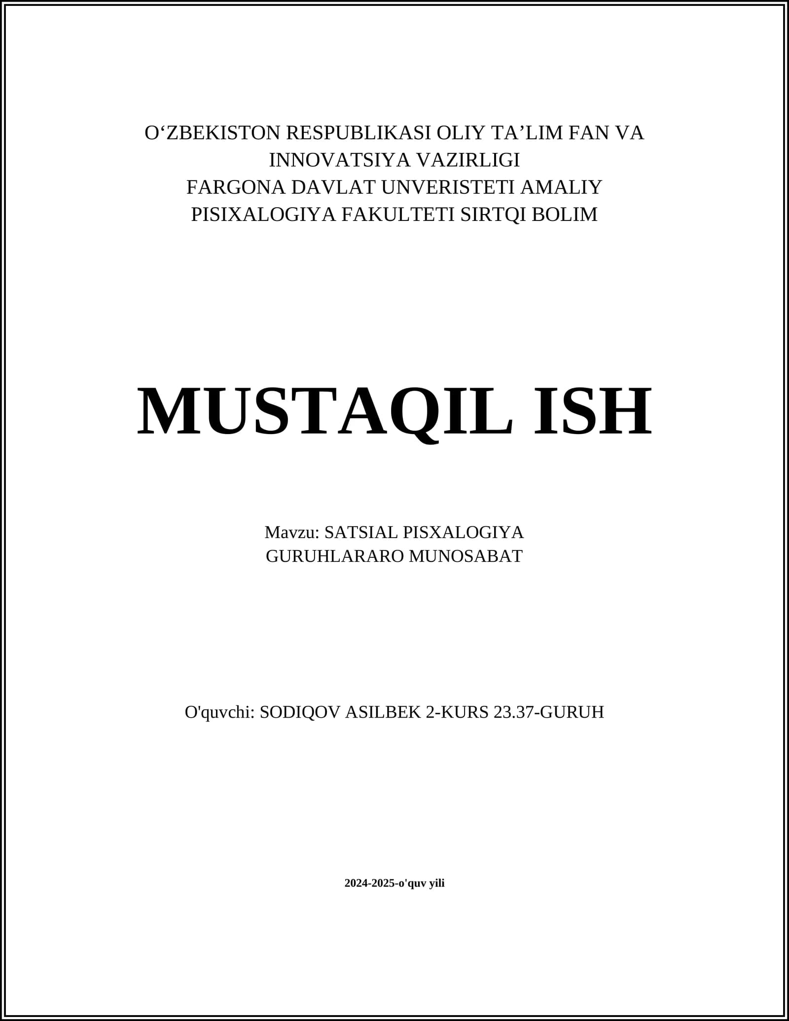 SATSIAL PISXALOGIYA