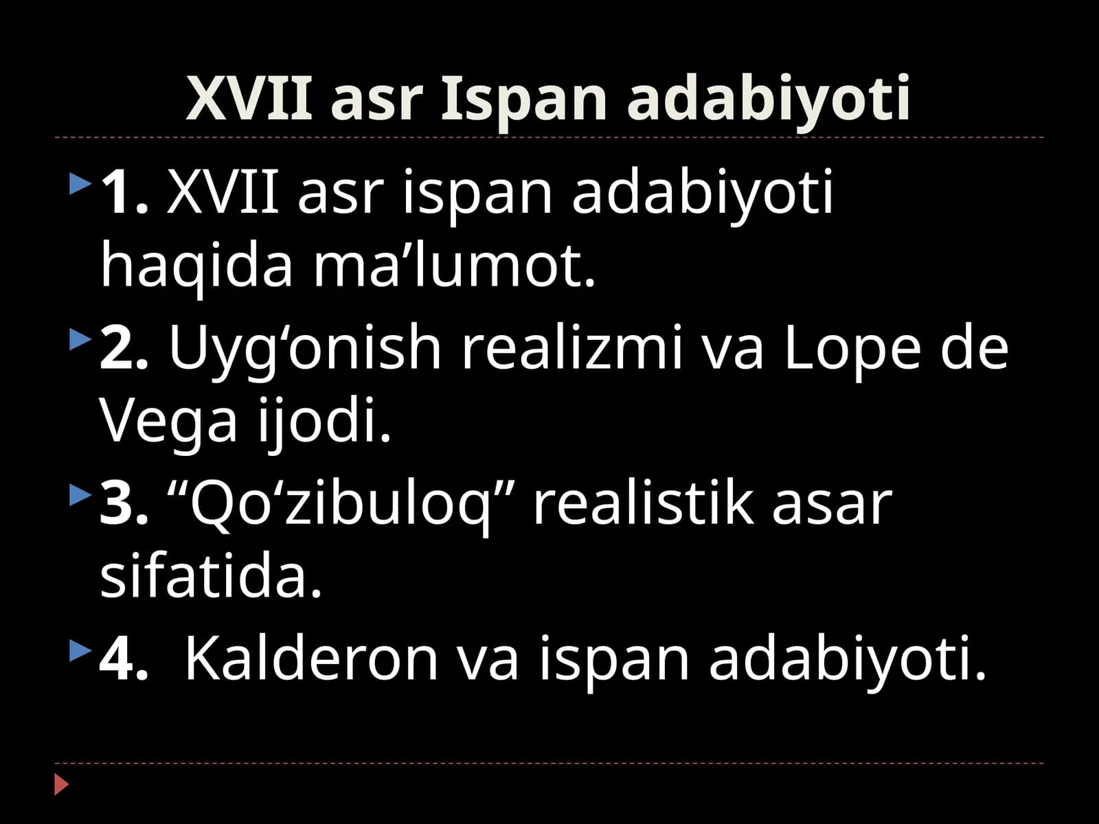 XVII asr Ispan adabiyoti