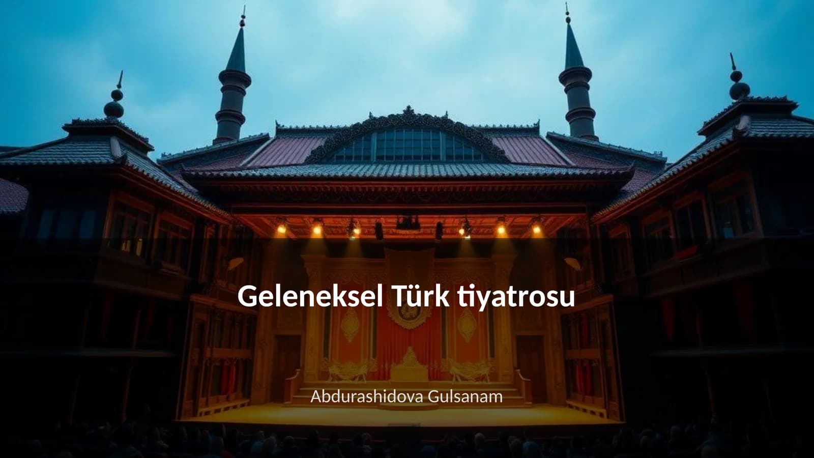 Geleneksel Türk tiyatrosu