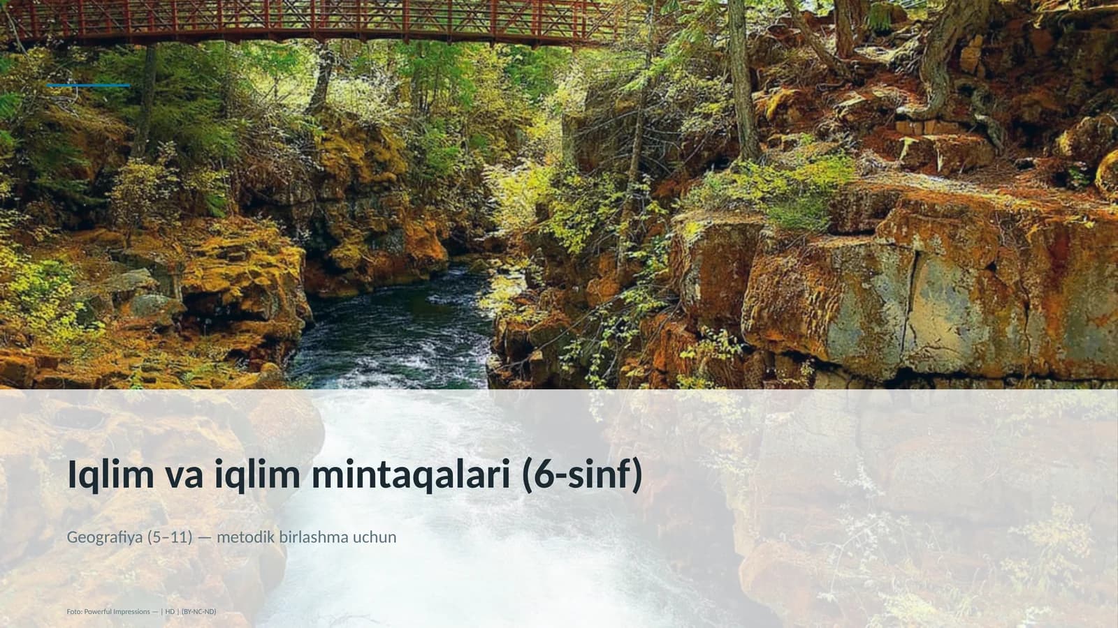 Iqlim va iqlim mintaqalari (6-sinf)