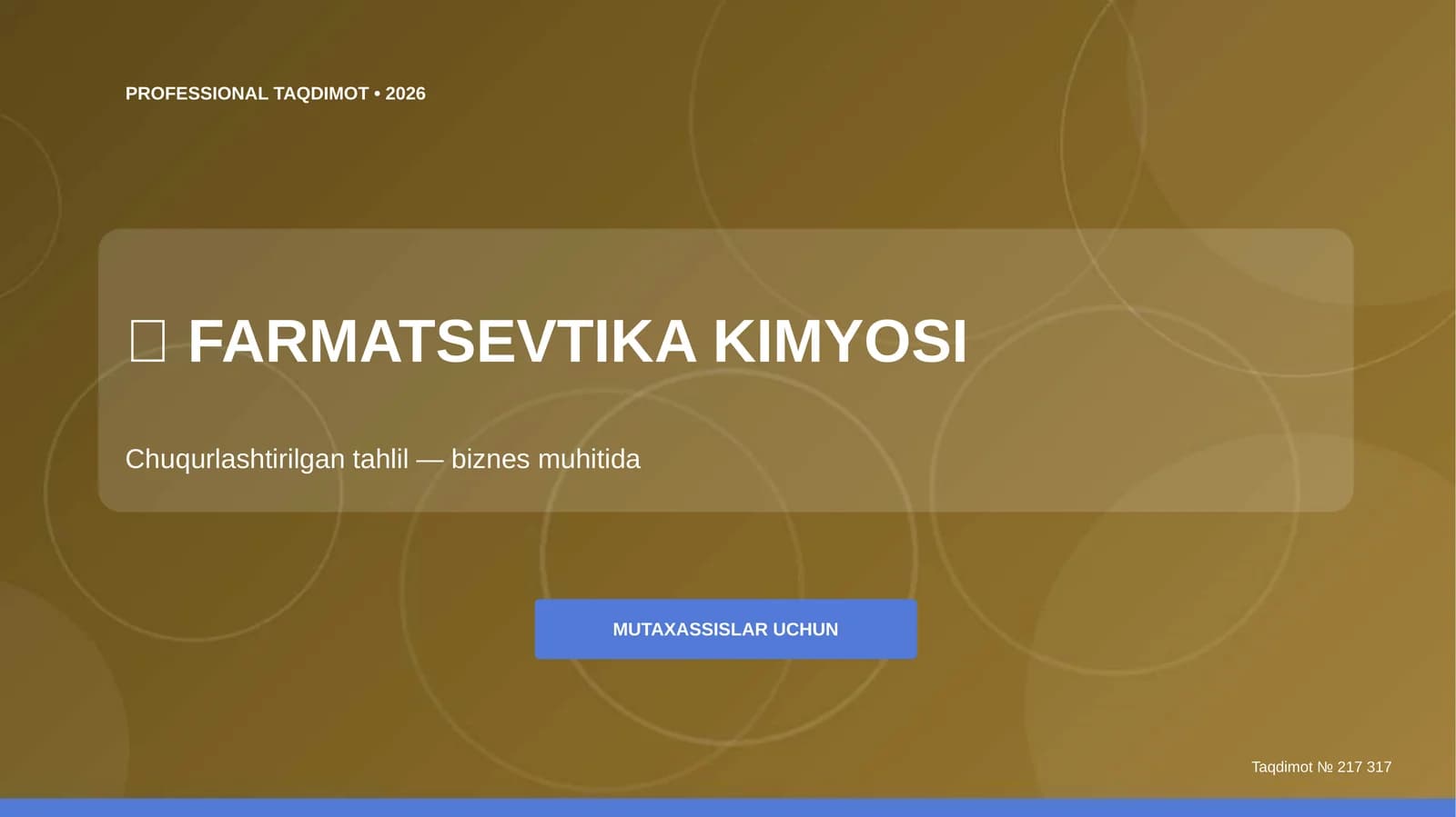 FARMATSEVTIKA KIMYOSI