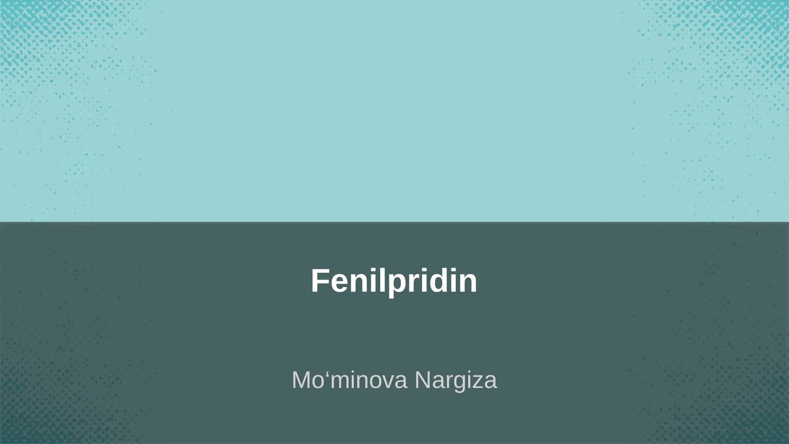 Fenilpridin