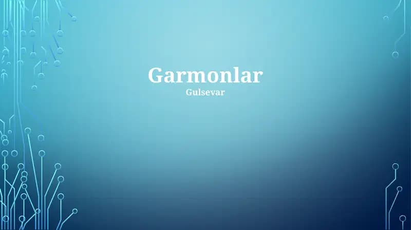 Gormonlar